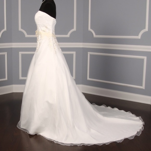ST PUCCHI Grace Z157 Embroidered Organza Formal Bridal Plus Wedding Dress 20 - Picture 5 of 8